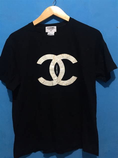 chanel logo t shirt to buy|chanel t shirt etsy.